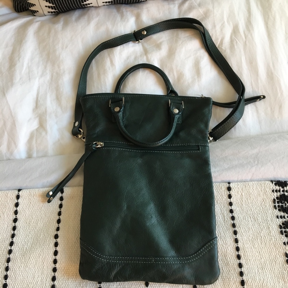 Emerald Italian Leather Maurizio Taiuti Purse